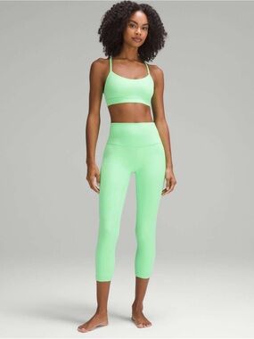 Lululemon align high rise crop pistachio